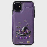 Perfect Gift For Mom, Grandma Witch - Personalized Mother Wallet Phone Case