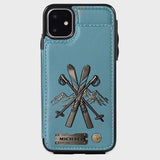 Love Skiing - Personalized Skiing Wallet Phone Case