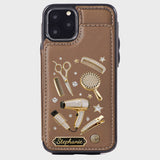 Hairdresser Scissors Salon Decor - Personalized Hairdresser Wallet Phone Case