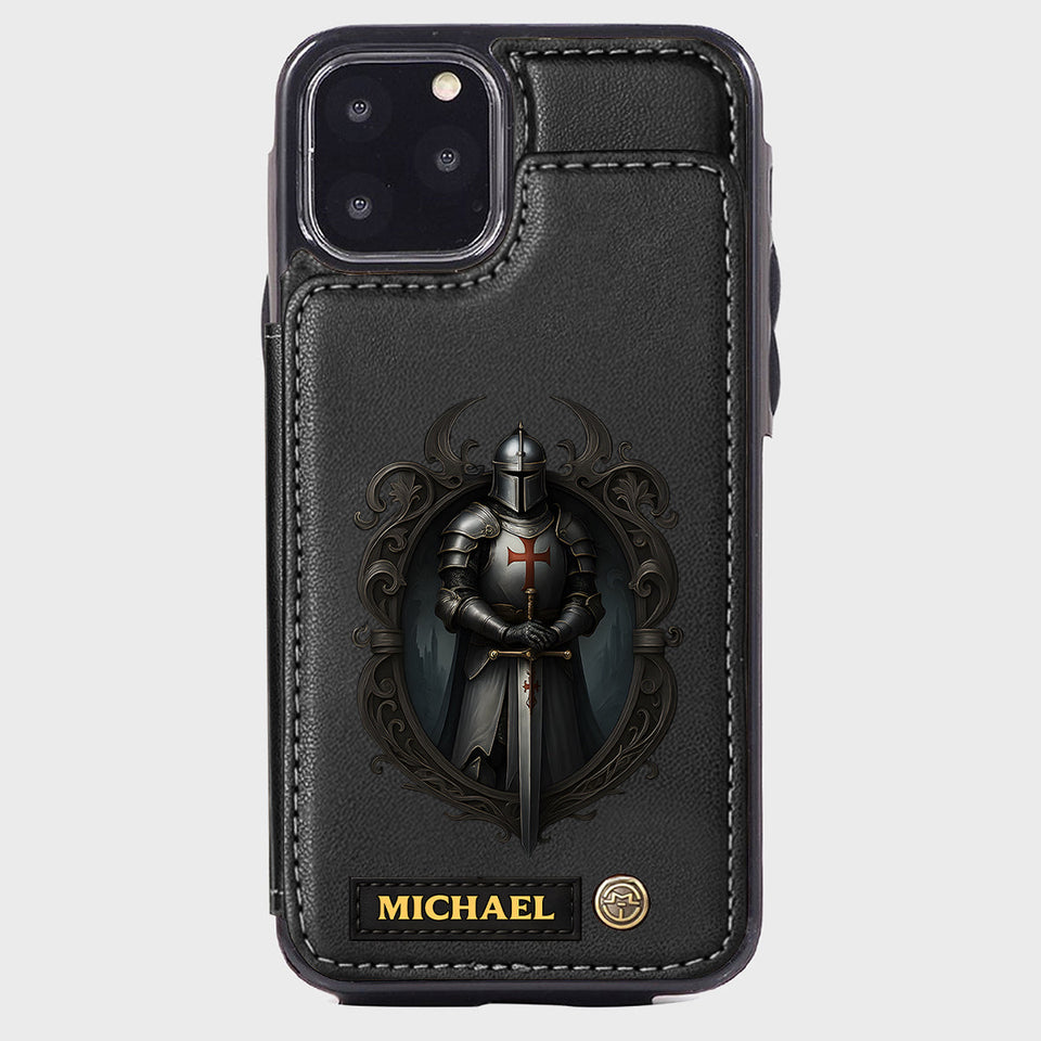 Knight Of God - Personalized Christian Wallet Phone Case