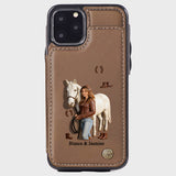 Horse Girl - Personalized Horse Wallet Phone Case