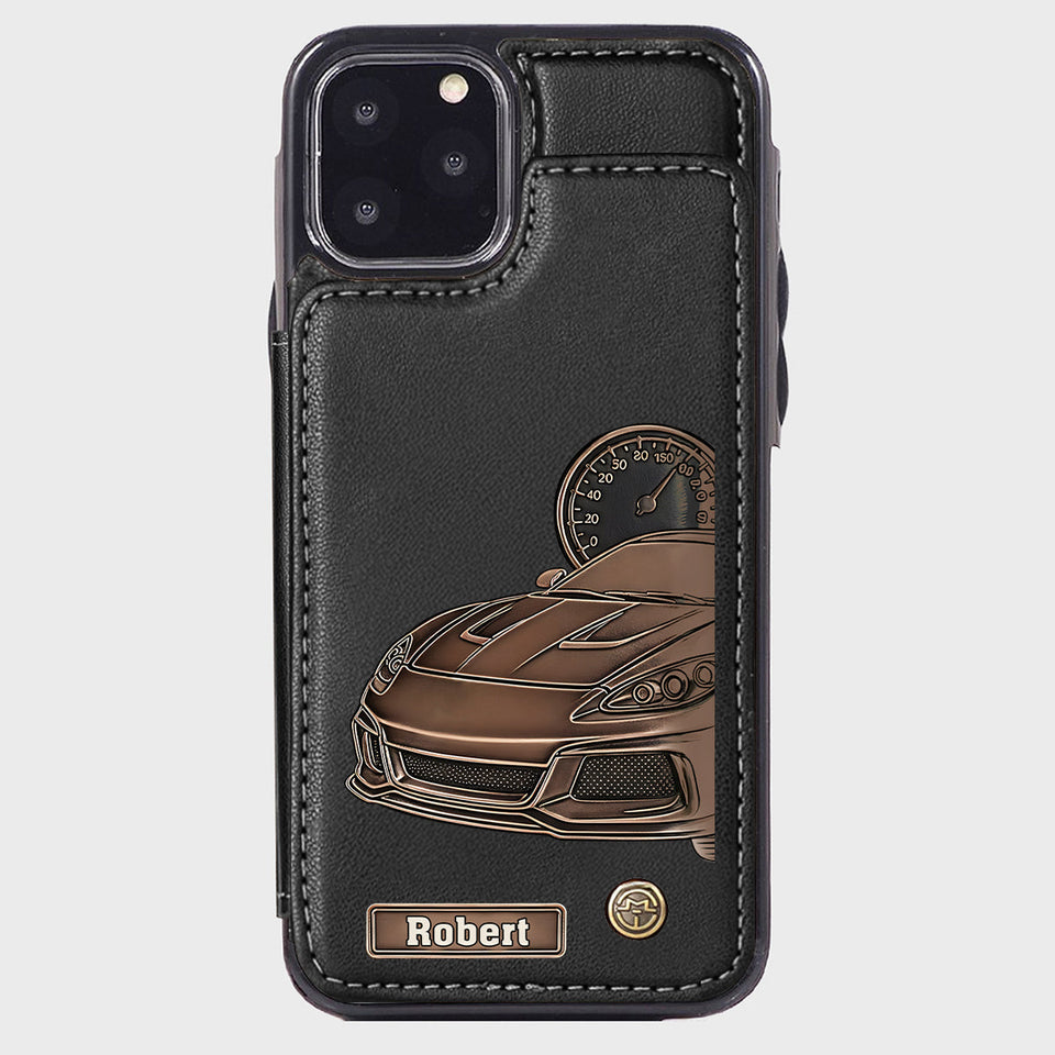 Love High Speed - Personalized Racing Wallet Phone Case