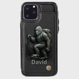 Sasquatch - Personalized Hiking Wallet Phone Case