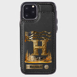 Name Initial Alphabet - Personalized Luxury Wallet Phone Case