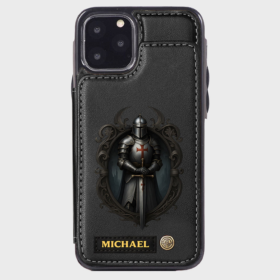 Knight Of God - Personalized Christian Wallet Phone Case