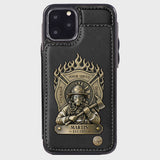 Proud Firefighter - Personalized Firefighter Wallet Phone Case