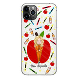 Thank You Teacher - Personalized Teacher Clear Phone Case