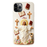 Faith Over Fear - Personalized Christian Full Print Phone Case