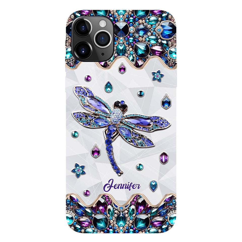 Love Dragonfly - Personalized Dragonfly Full Print Phone Case
