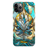 Stunning Leaf - Personalized Weed Full Print Phone Case