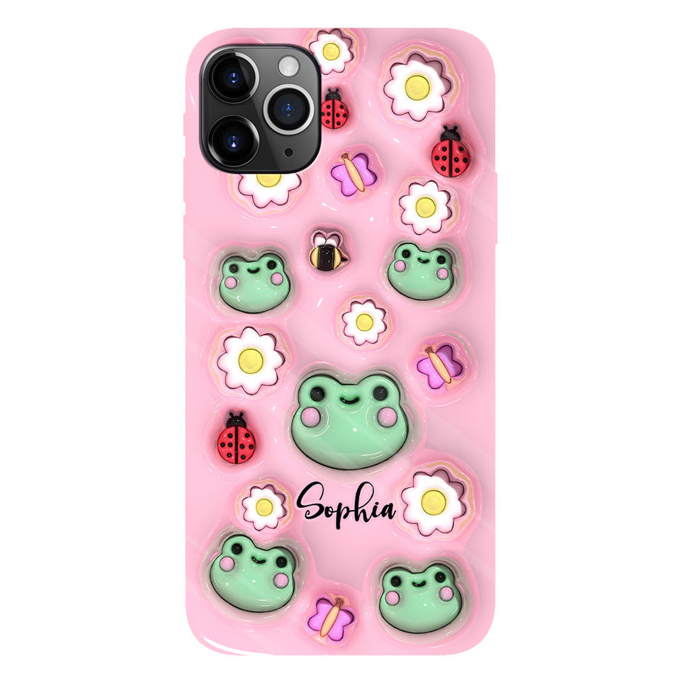 Love Frogs - Personalized Frog Full Print Phone Case