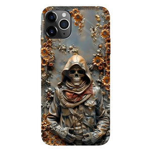Vintage Skull - Personalized Skull Full Print Phone Case