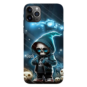 Cool Dude - Personalized Skull Full Print Phone Case