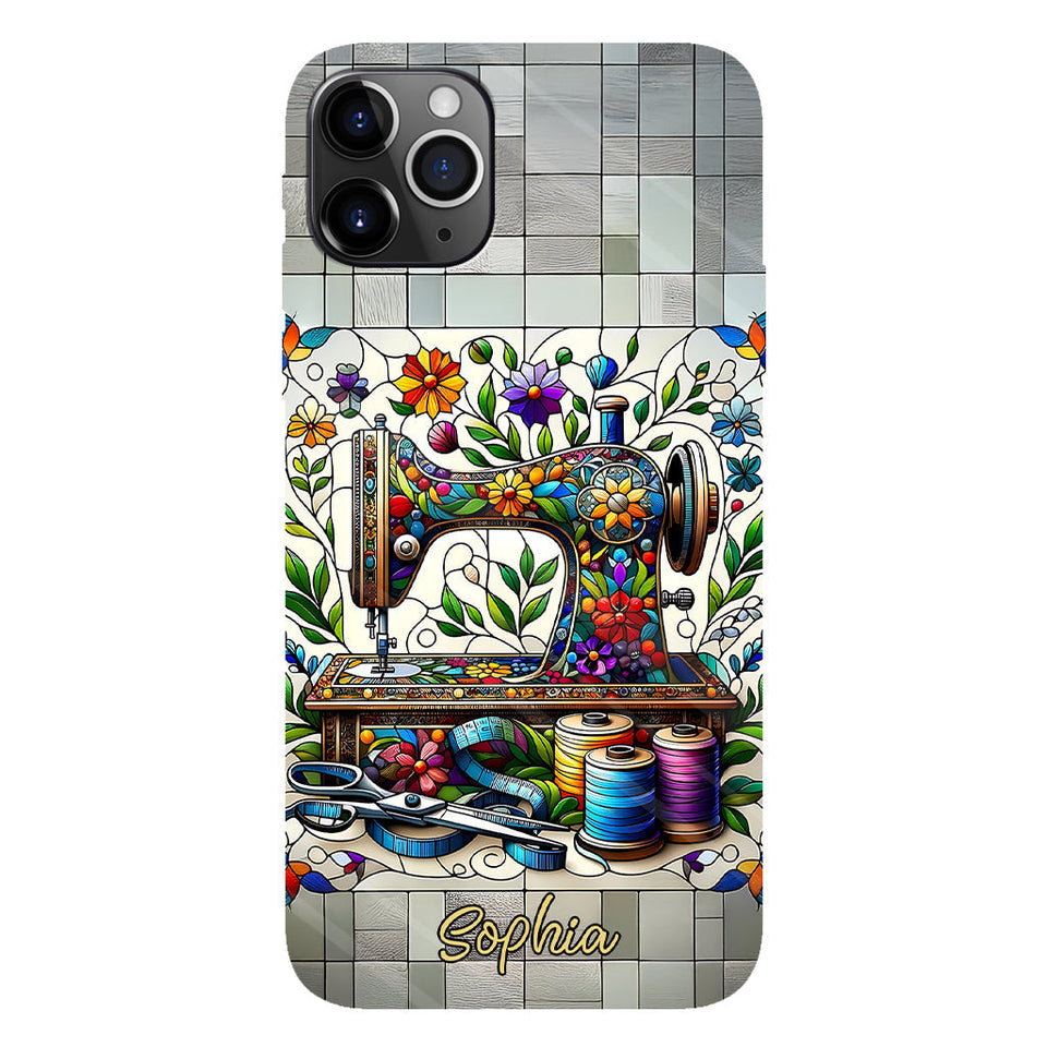 Love Sewing - Personalized Sewing Full Print Phone Case