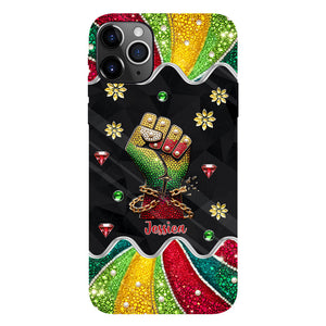 They Not Like Us - Personalized Juneteenth Full Print Phone Case & Phone Grip