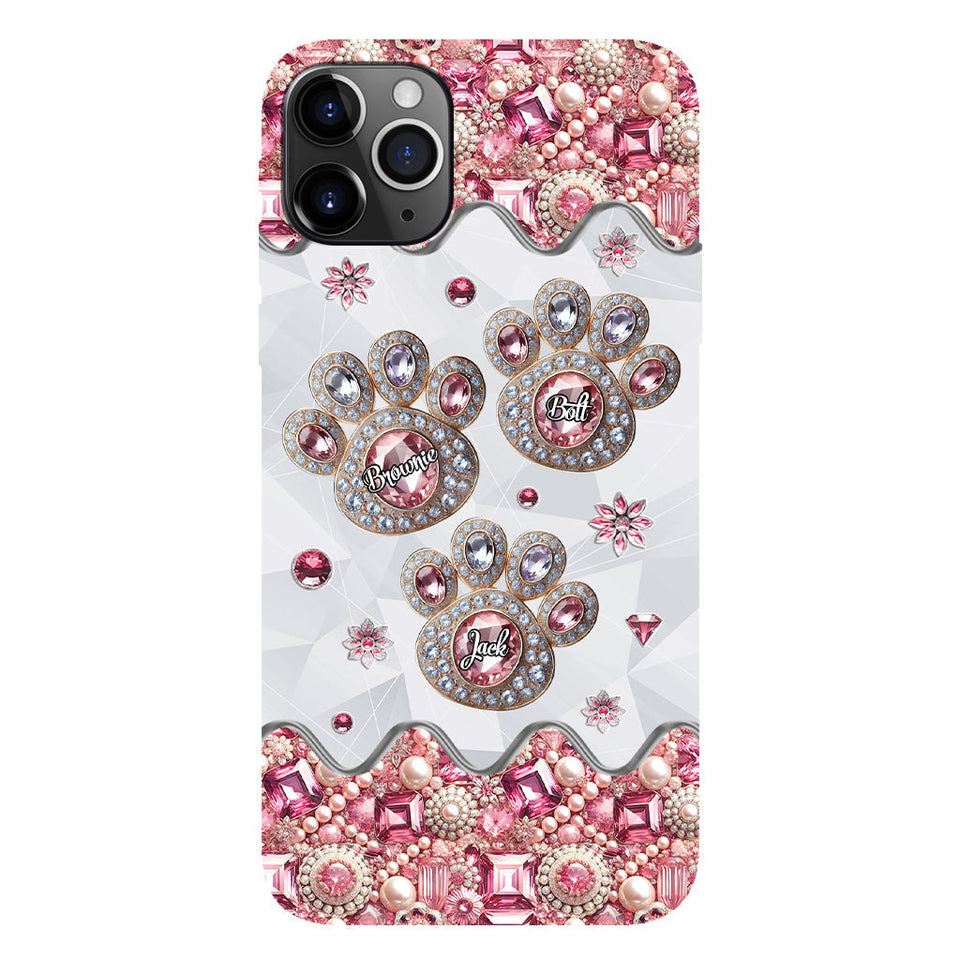 Life Is Better With My Dogs - Personalized Dog Full Print Phone Case