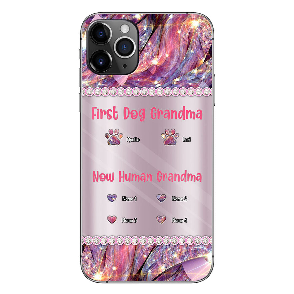 Dog Grandma Human - Personalized Mother's Day Phone Case