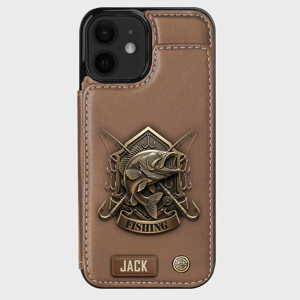 Fishing For Life - Personalized Fishing Wallet Phone Case