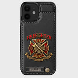 Proud Firefighter - Personalized Firefighter Wallet Phone Case