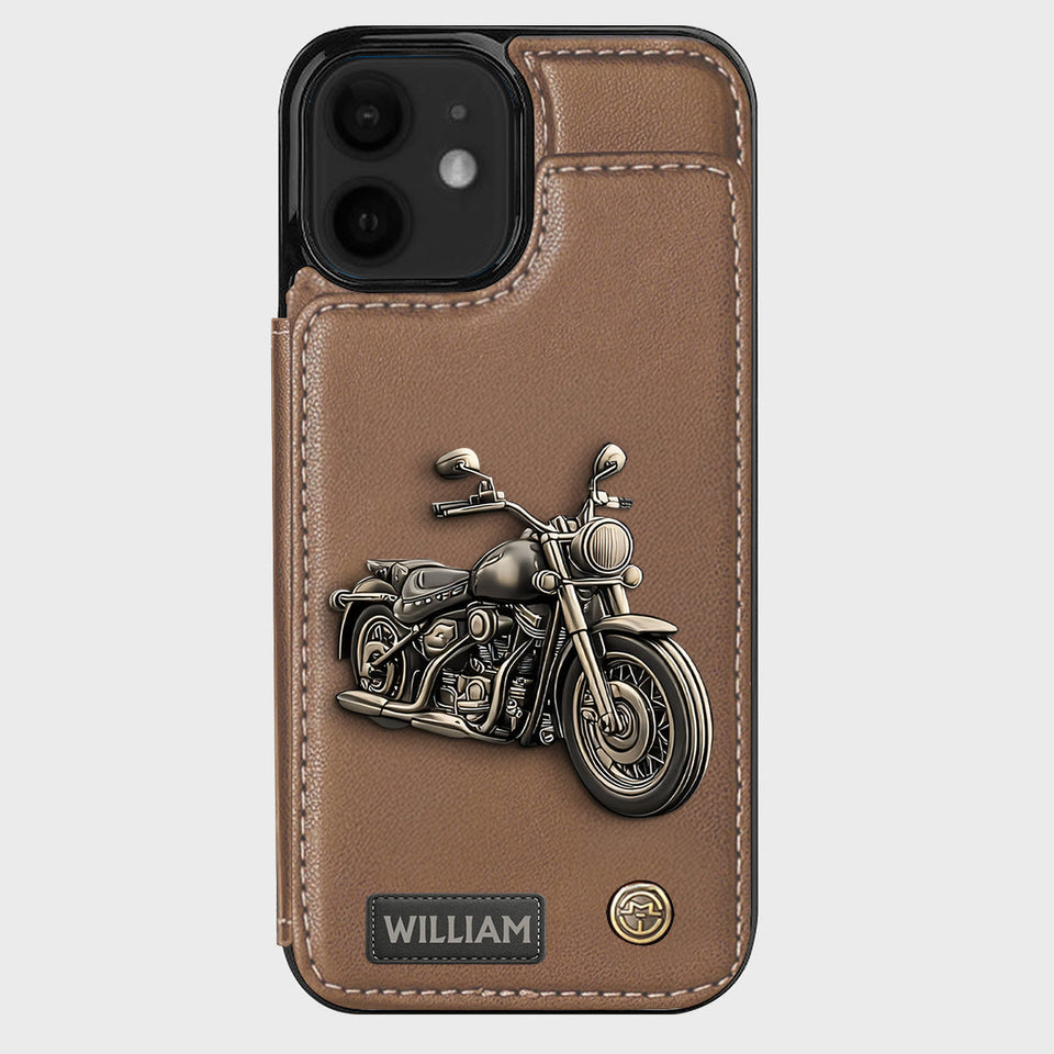 Motorcycle Enthusiast - Personalized Biker Wallet Phone Case