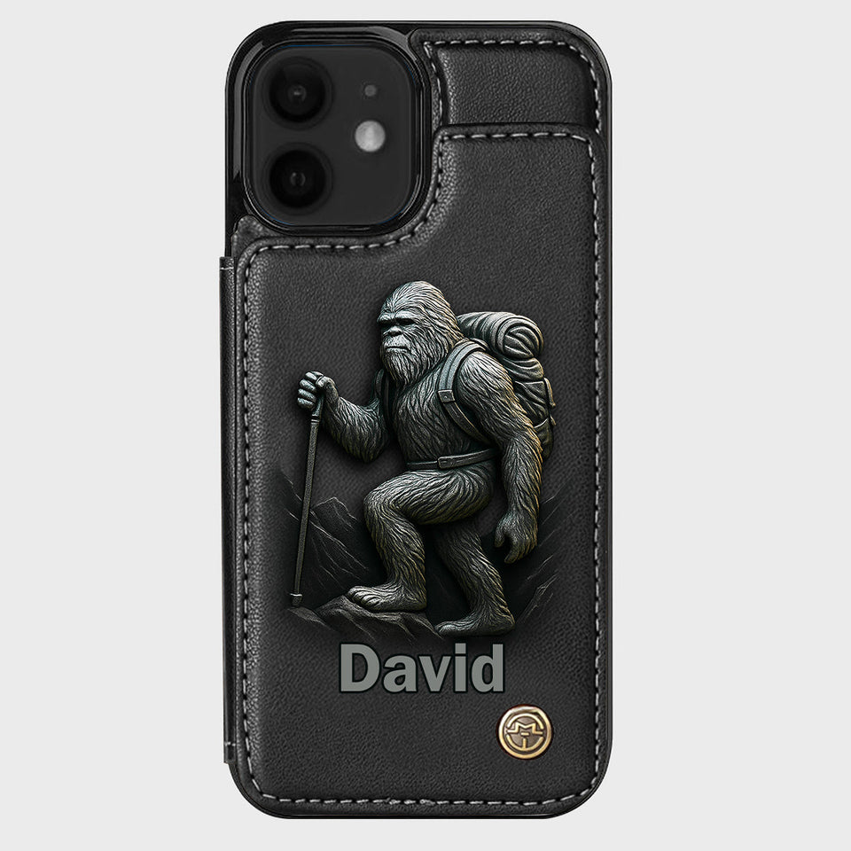 Sasquatch - Personalized Hiking Wallet Phone Case