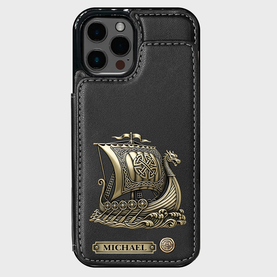 I'm A Viking - Personalized Viking Wallet Phone Case
