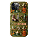 Hiking Makes Me Happy - Personalized Hiking Full Print Phone Case