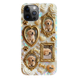 The Golden Gallery Case - Personalized Dog Clear Phone Case