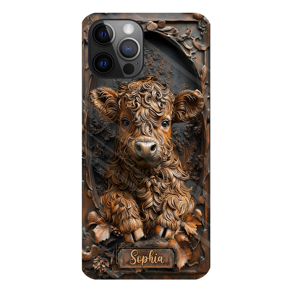 Baby Cow - Personalized Full Print Phone Case