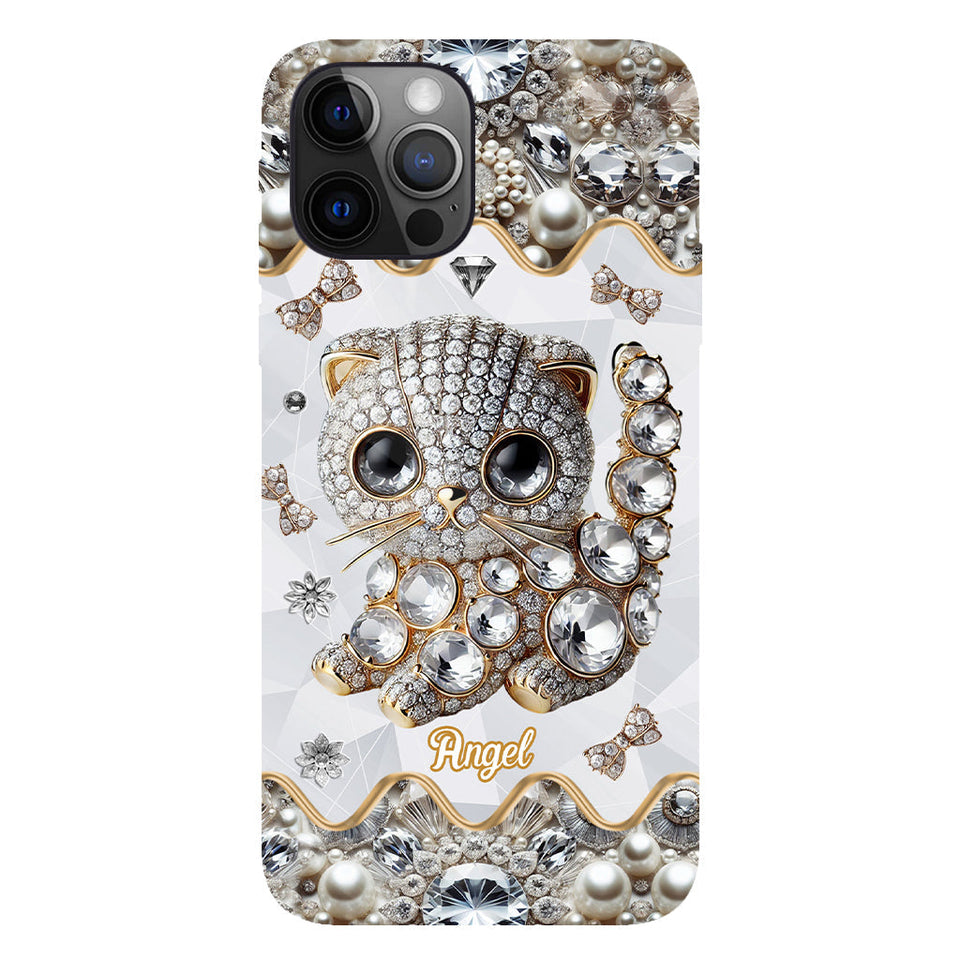 Love Scottish Fold - Personalized Cat Full Print Phone Case