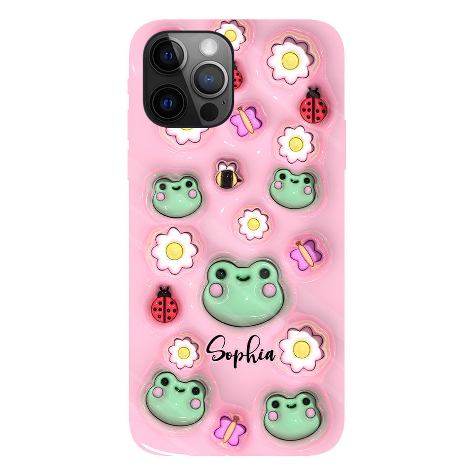 Love Frogs - Personalized Frog Full Print Phone Case