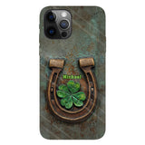 Vintage Irish Harp - Personalized Horse Full Print Phone Case
