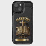 Gift For Pastor - Personalized Pastor Wallet Phone Case