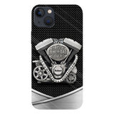Best Dad Ever - Personalized Biker Full Print Phone Case