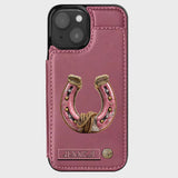 Horseshoe - Personalized Horse Wallet Phone Case