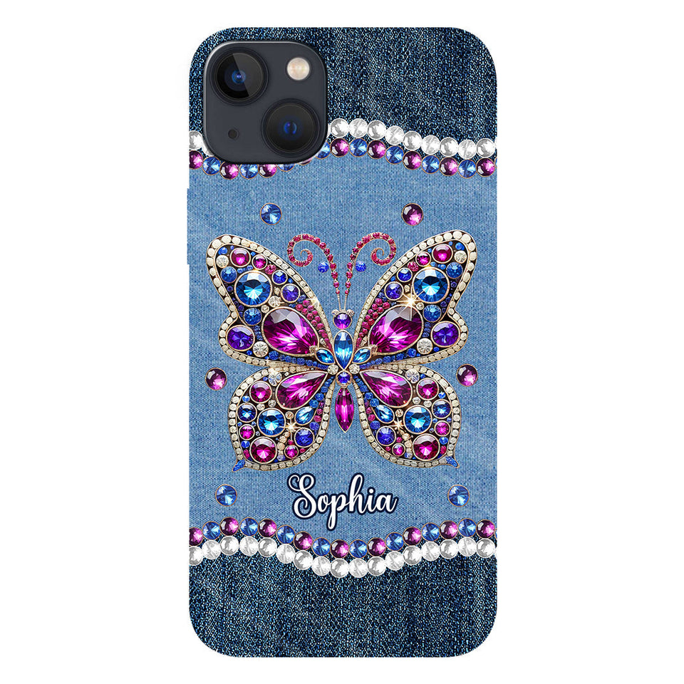 Beautiful Butterly - Personalized Butterfly Full Print Phone Case