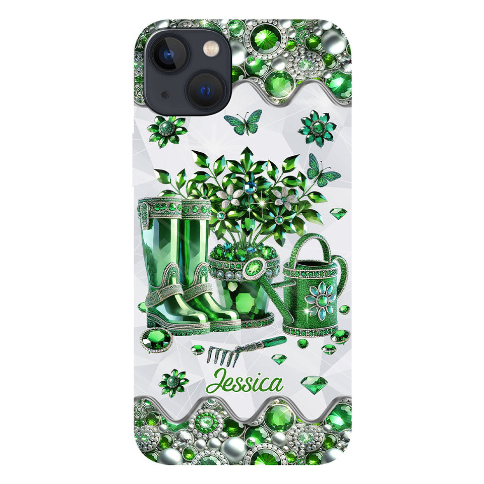 Just A Girl Who Loves Gardening - Personalized Gardening Full Print Phone Case