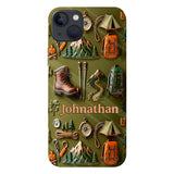 Hiking Makes Me Happy - Personalized Hiking Full Print Phone Case