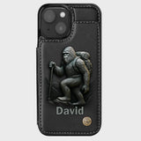 Sasquatch - Personalized Hiking Wallet Phone Case