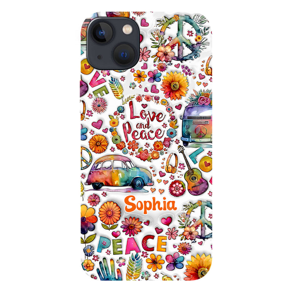 Hippie Soul - Personalized Hippie Full Print Phone Case