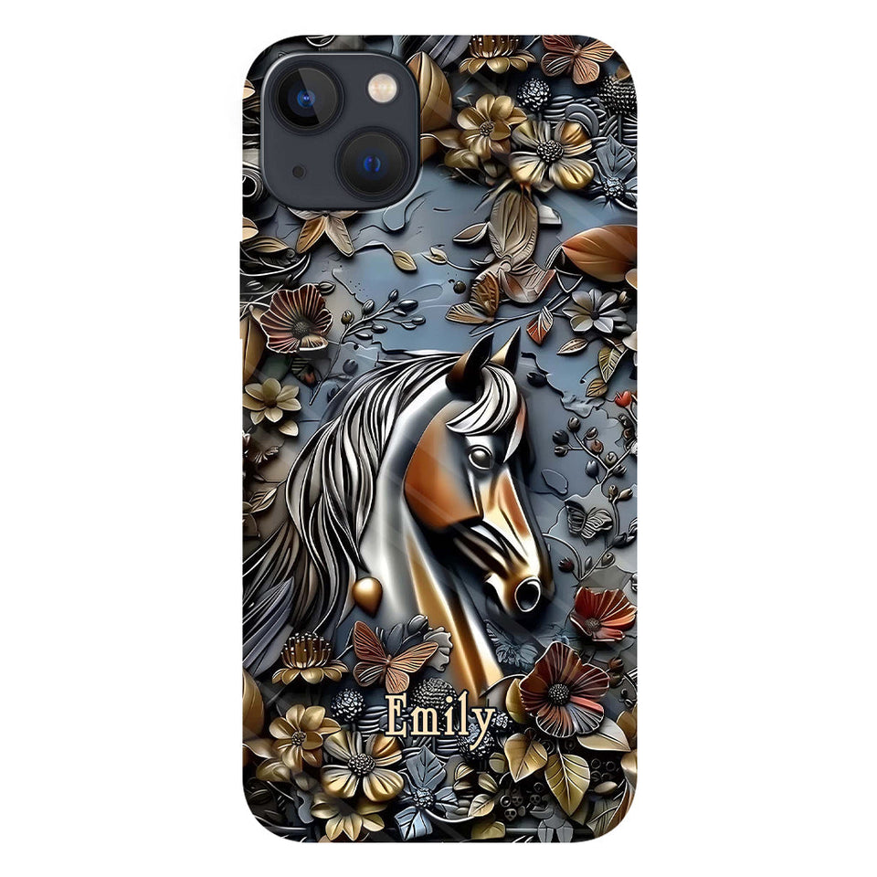 Stunning Horse - Personalized Horse Full Print Phone Case