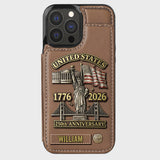250th Anniversary - Personalized Wallet Phone Case