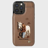 Horse Girl - Personalized Horse Wallet Phone Case