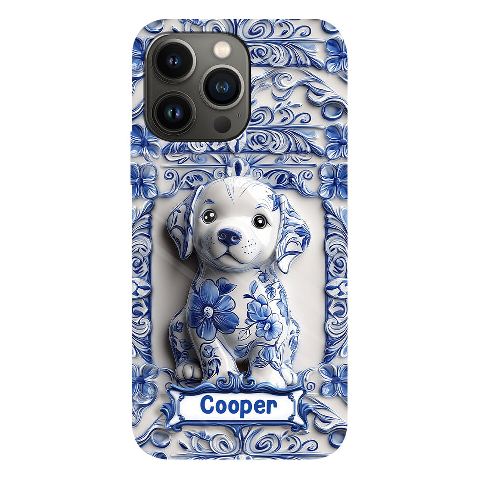 Cute Labrador Retriever - Personalized Dog Full Print Phone Case