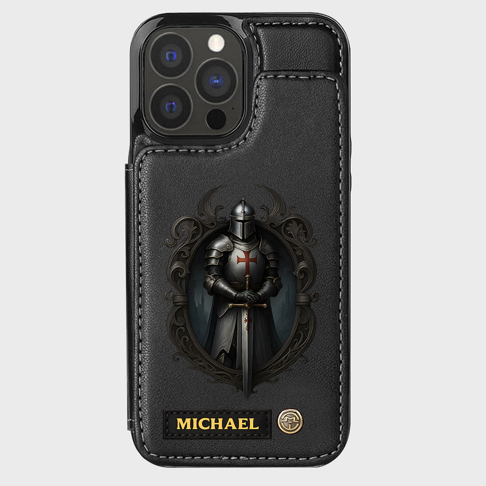 Knight Of God - Personalized Christian Wallet Phone Case