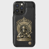 Proud Firefighter - Personalized Firefighter Wallet Phone Case