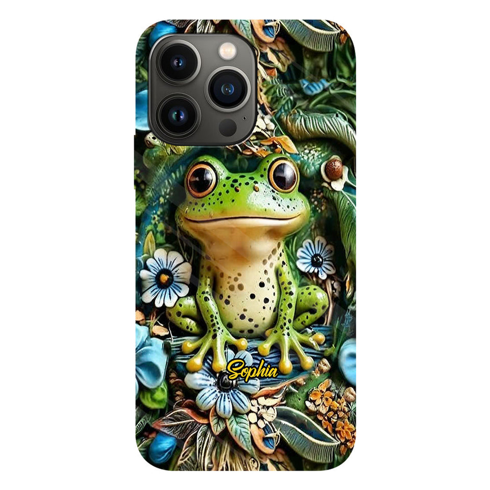 Love Frogs - Personalized Frog Full Print Phone Case