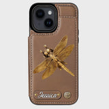 Love Garden, Beautiful Dragonfly, Butterfly, Bee, Hummingbird,... - Personalized Gardening Wallet Phone Case