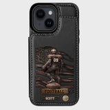 Game Day - Personalized Football Wallet Phone Case