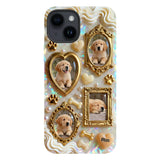 The Golden Gallery Case - Personalized Dog Clear Phone Case